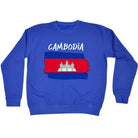 Cambodia Country Flag Nationality - Sweatshirt - 123t Australia | Funny T-Shirts Mugs Novelty Gifts