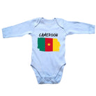 Cameroon Country Flag Nationality - Babygrow Baby - 123t Australia | Funny T-Shirts Mugs Novelty Gifts