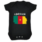 Cameroon Country Flag Nationality - Babygrow Baby - 123t Australia | Funny T-Shirts Mugs Novelty Gifts