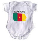 Cameroon Country Flag Nationality - Babygrow Baby - 123t Australia | Funny T-Shirts Mugs Novelty Gifts