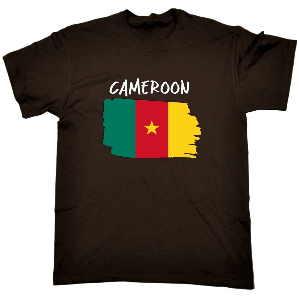 Cameroon - Country Flag Nationality Mens T-Shirt T Shirt Tshirts - 123t Australia | Funny T-Shirts Mugs Novelty Gifts