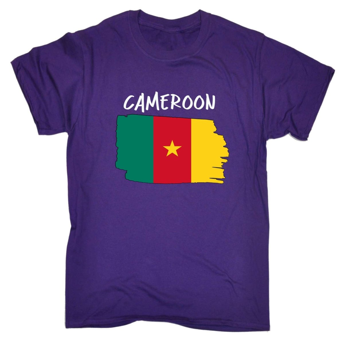 Cameroon - Country Flag Nationality Mens T-Shirt T Shirt Tshirts - 123t Australia | Funny T-Shirts Mugs Novelty Gifts