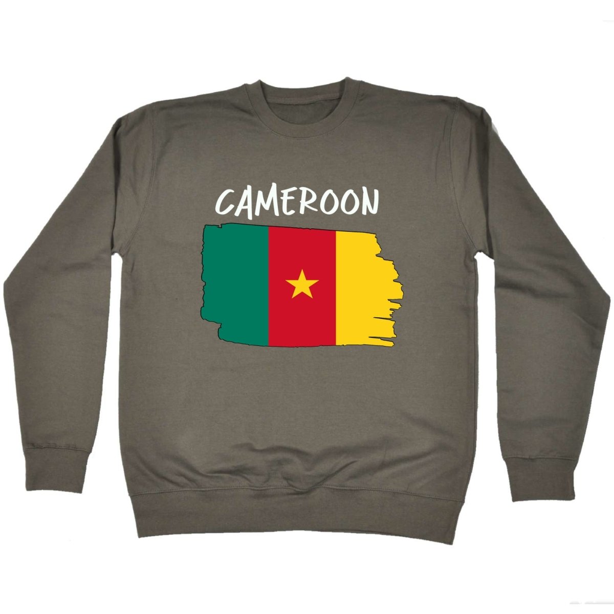 Cameroon Country Flag Nationality - Sweatshirt - 123t Australia | Funny T-Shirts Mugs Novelty Gifts