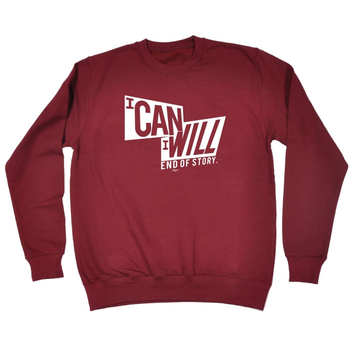 Can Will End Of Story - Funny Novelty Sweatshirt - 123t Australia | Funny T-Shirts Mugs Novelty Gifts