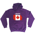 Canada Country Flag Nationality - Hoodies Hoodie - 123t Australia | Funny T-Shirts Mugs Novelty Gifts