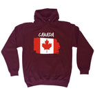 Canada Country Flag Nationality - Hoodies Hoodie - 123t Australia | Funny T-Shirts Mugs Novelty Gifts