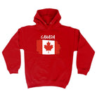 Canada Country Flag Nationality - Hoodies Hoodie - 123t Australia | Funny T-Shirts Mugs Novelty Gifts