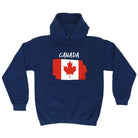 Canada Country Flag Nationality - Hoodies Hoodie - 123t Australia | Funny T-Shirts Mugs Novelty Gifts