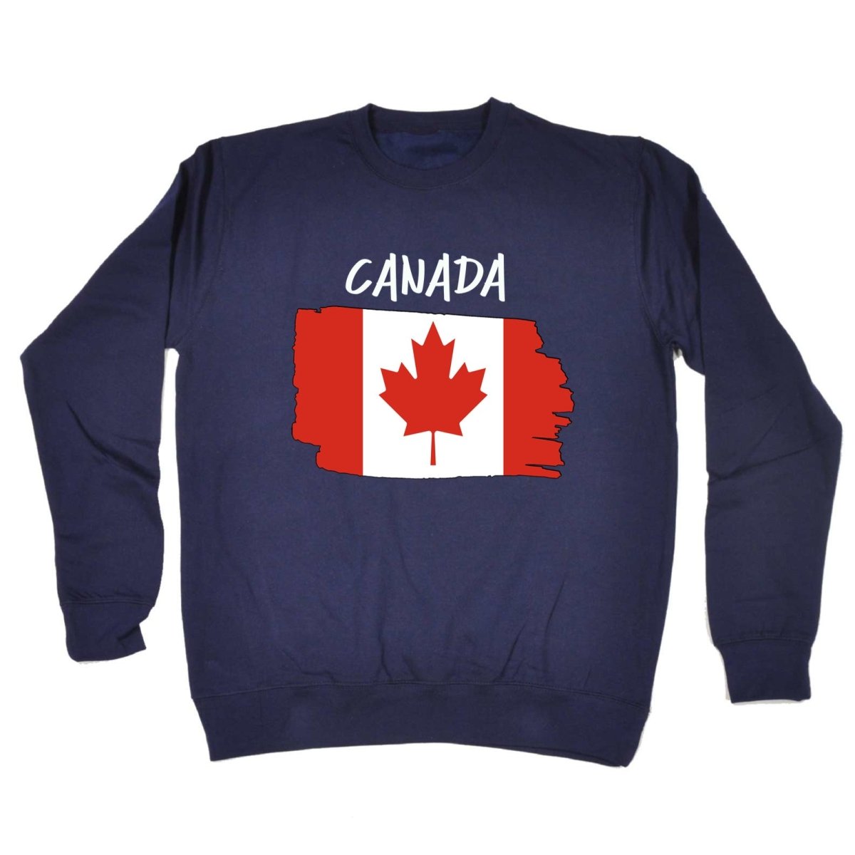 Canada Country Flag Nationality - Sweatshirt - 123t Australia | Funny T-Shirts Mugs Novelty Gifts