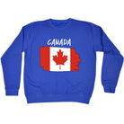 Canada Country Flag Nationality - Sweatshirt - 123t Australia | Funny T-Shirts Mugs Novelty Gifts