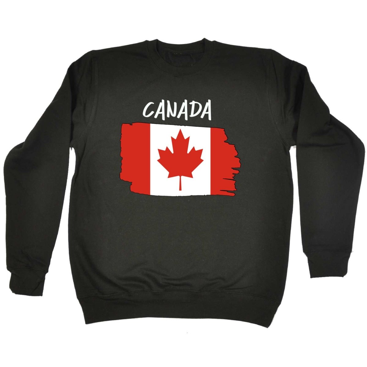 Canada Country Flag Nationality - Sweatshirt - 123t Australia | Funny T-Shirts Mugs Novelty Gifts