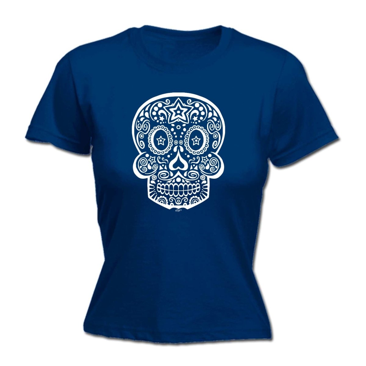 Candy Skull - Funny Novelty Womens T-Shirt T Shirt Tshirt - 123t Australia | Funny T-Shirts Mugs Novelty Gifts