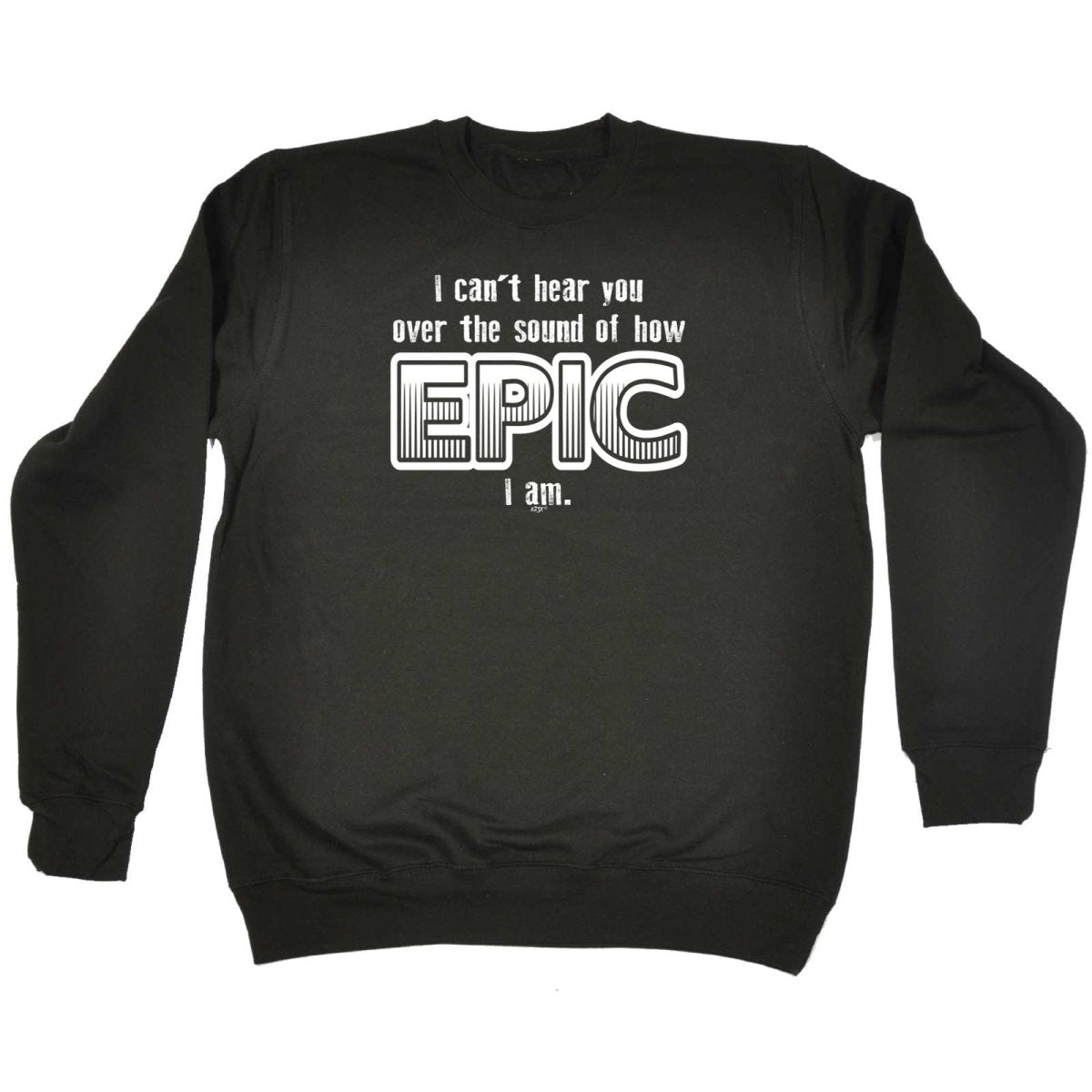 Cant Hear You Over The Sound Of How Epic Am - Funny Novelty Sweatshirt - 123t Australia | Funny T-Shirts Mugs Novelty Gifts