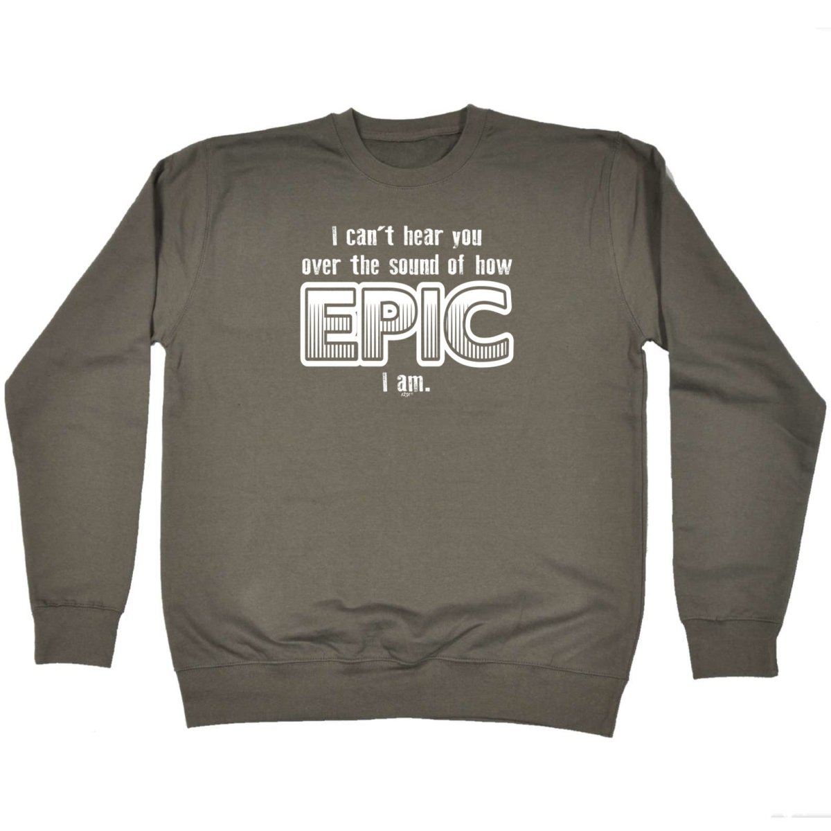 Cant Hear You Over The Sound Of How Epic Am - Funny Novelty Sweatshirt - 123t Australia | Funny T-Shirts Mugs Novelty Gifts