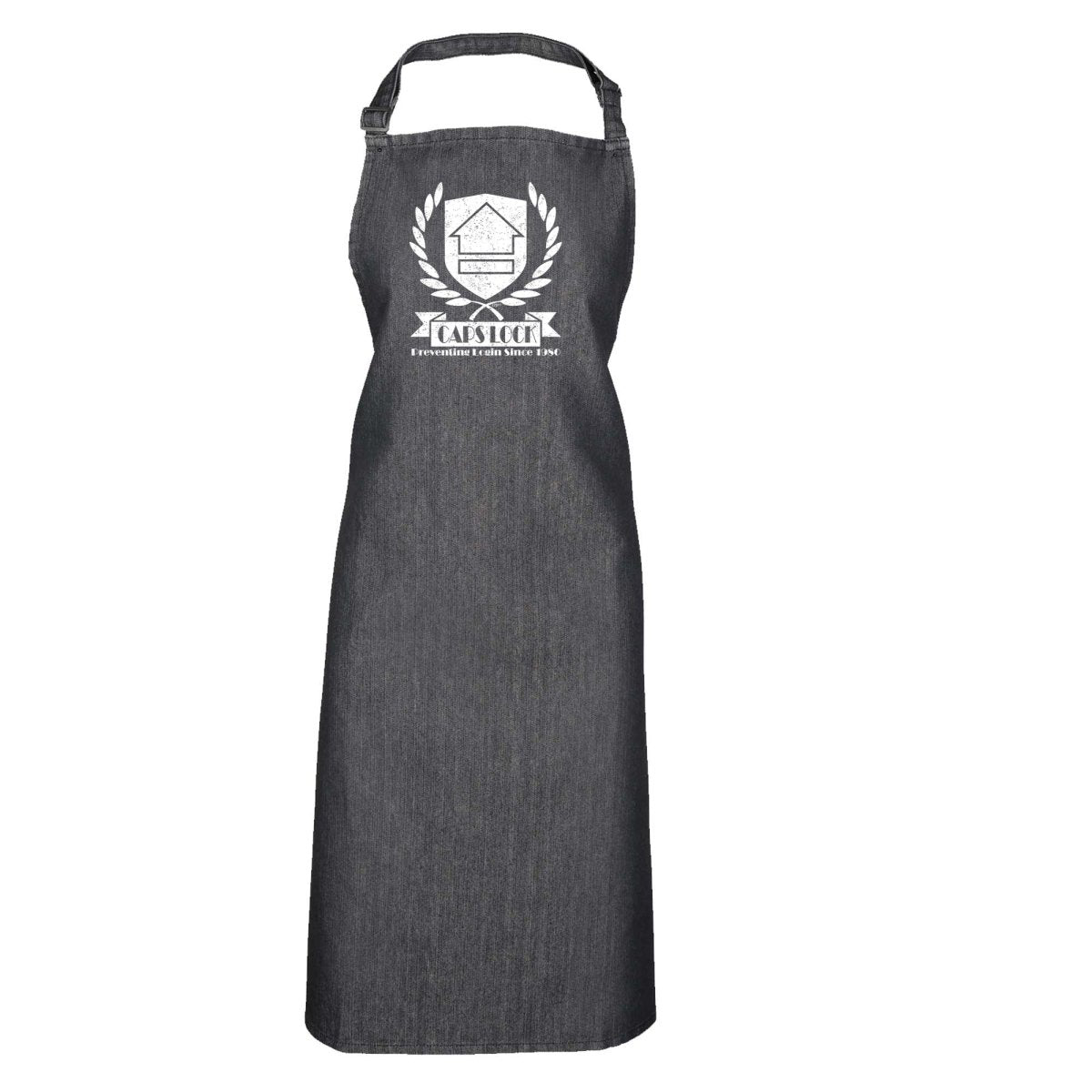 Capslock - Funny Novelty Kitchen Adult Apron - 123t Australia | Funny T-Shirts Mugs Novelty Gifts