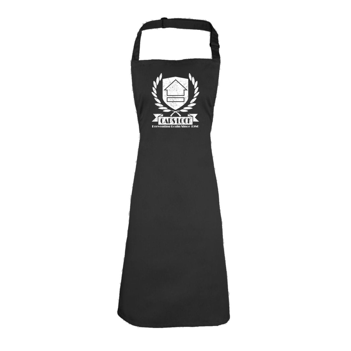 Capslock - Funny Novelty Kitchen Adult Apron - 123t Australia | Funny T-Shirts Mugs Novelty Gifts