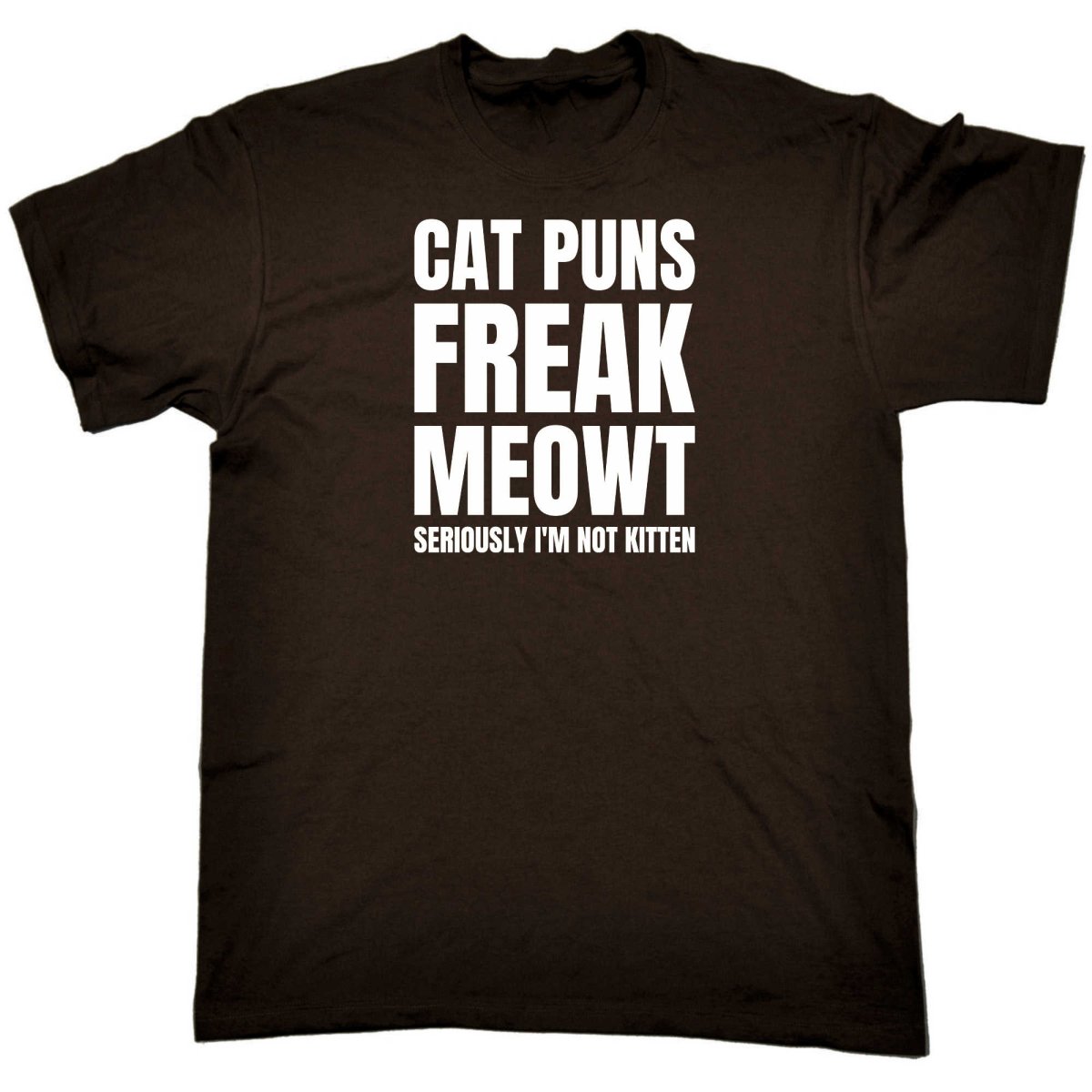 Cat Puns Freak Meowt Cats - Mens Funny T-Shirt Tshirts - 123t Australia | Funny T-Shirts Mugs Novelty Gifts