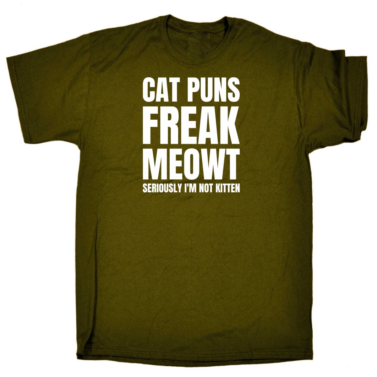 Cat Puns Freak Meowt Cats - Mens Funny T-Shirt Tshirts - 123t Australia | Funny T-Shirts Mugs Novelty Gifts