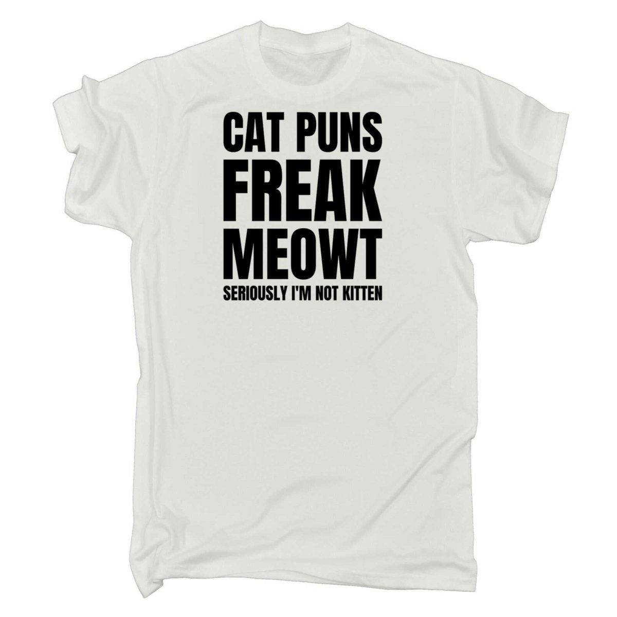 Cat Puns Freak Meowt Cats - Mens Funny T-Shirt Tshirts - 123t Australia | Funny T-Shirts Mugs Novelty Gifts