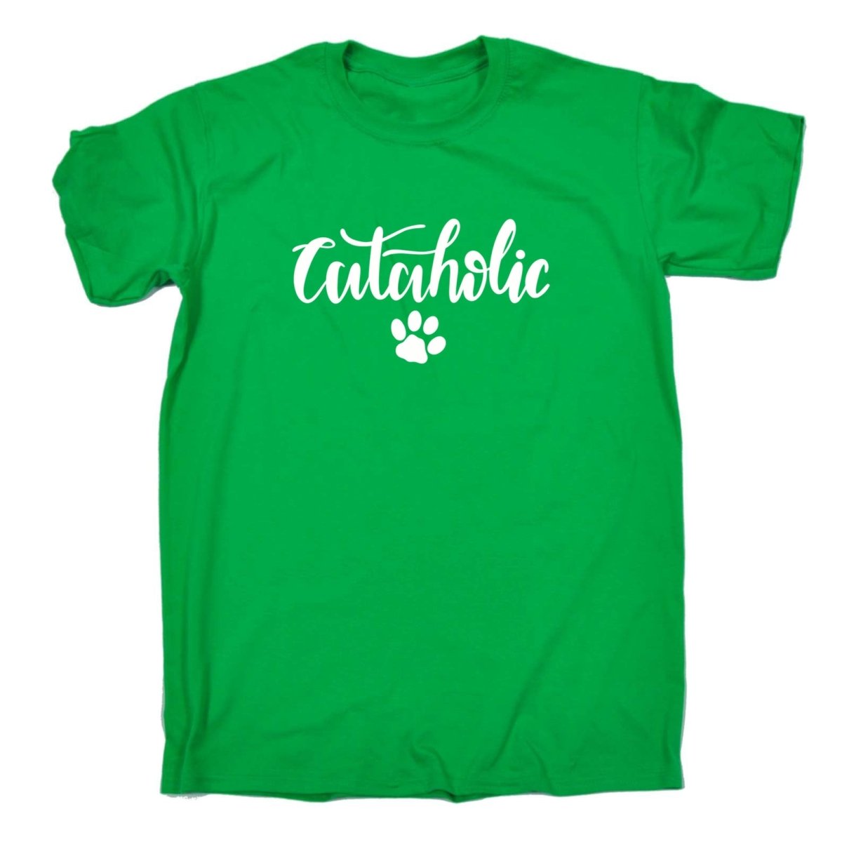 Cataholic Cat Paw Cats - Mens Funny T-Shirt Tshirts - 123t Australia | Funny T-Shirts Mugs Novelty Gifts