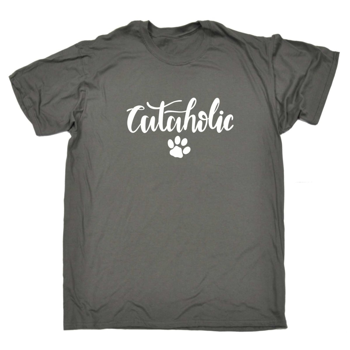 Cataholic Cat Paw Cats - Mens Funny T-Shirt Tshirts - 123t Australia | Funny T-Shirts Mugs Novelty Gifts