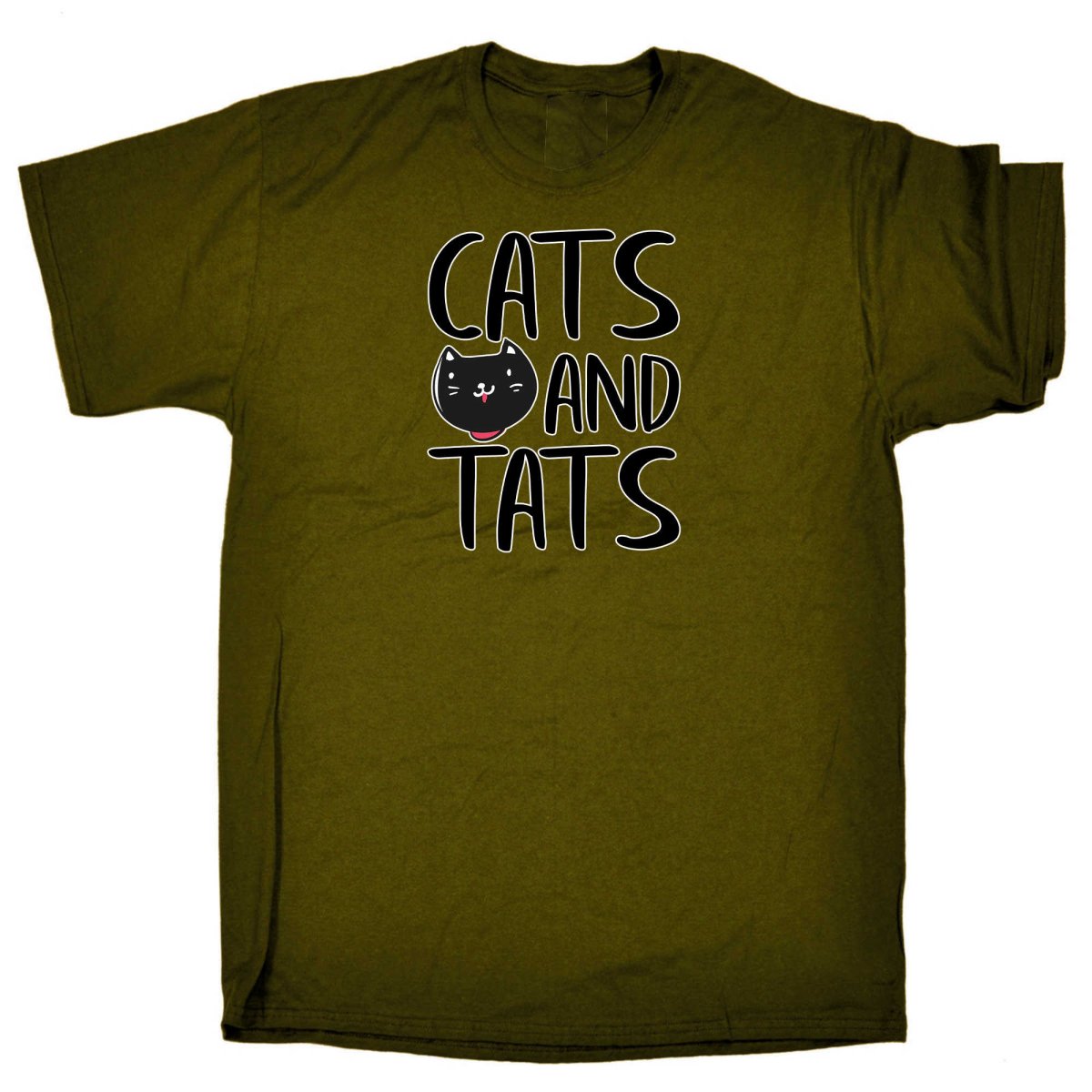 Cats And Tats Tattoos - Mens Funny T-Shirt Tshirts - 123t Australia | Funny T-Shirts Mugs Novelty Gifts