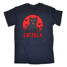 Catzilla Kitten Pussy Cat Cats - Mens Funny T-Shirt Tshirts Tee Shirt - 123t Australia | Funny T-Shirts Mugs Novelty Gifts