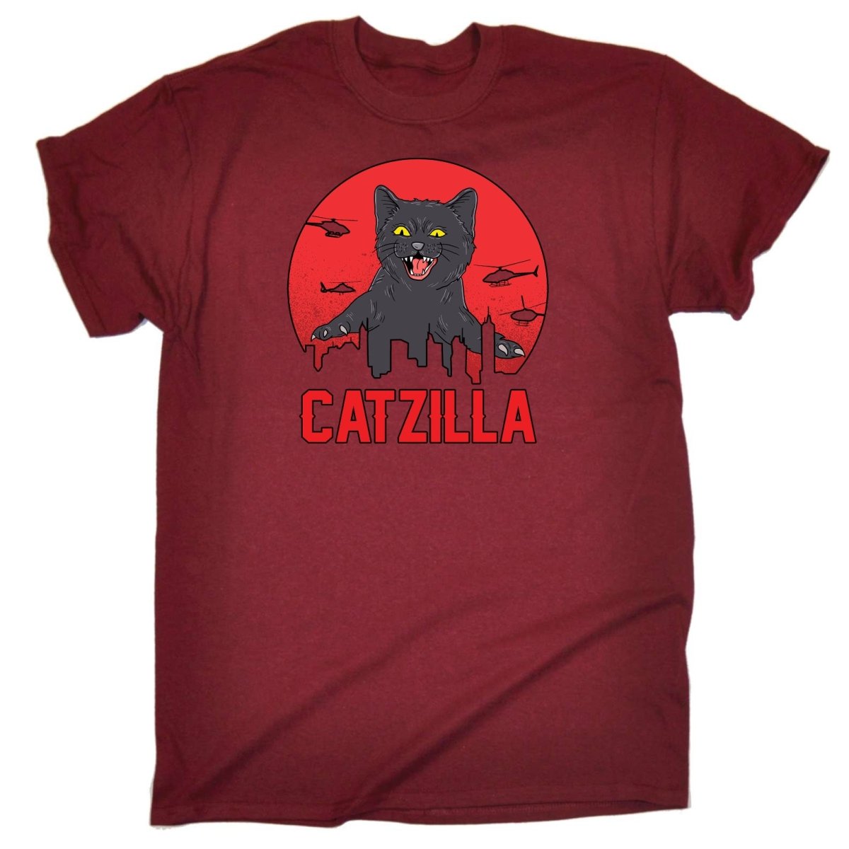 Catzilla Kitten Pussy Cat Cats - Mens Funny T-Shirt Tshirts Tee Shirt - 123t Australia | Funny T-Shirts Mugs Novelty Gifts