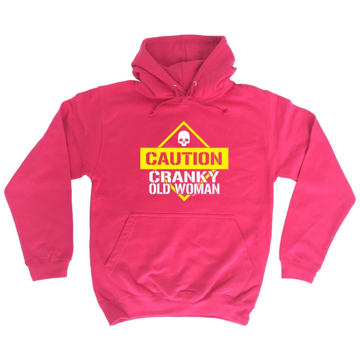 Caution Cranky Old Woman - Funny Novelty Hoodies Hoodie - 123t Australia | Funny T-Shirts Mugs Novelty Gifts