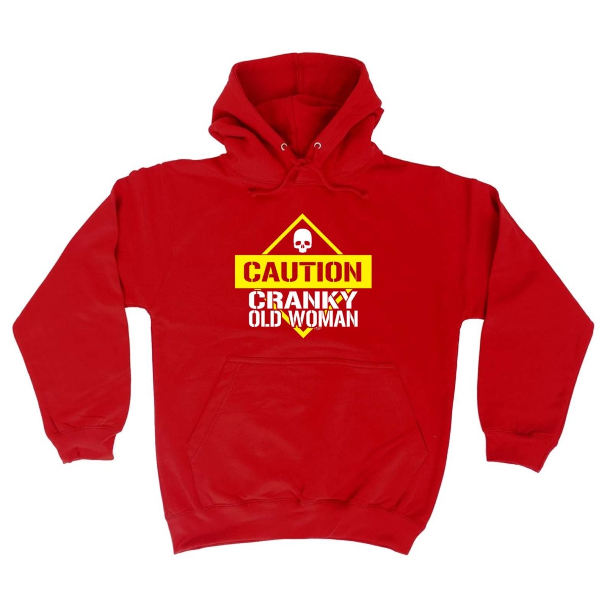 Caution Cranky Old Woman - Funny Novelty Hoodies Hoodie - 123t Australia | Funny T-Shirts Mugs Novelty Gifts