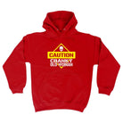 Caution Cranky Old Woman - Funny Novelty Hoodies Hoodie - 123t Australia | Funny T-Shirts Mugs Novelty Gifts