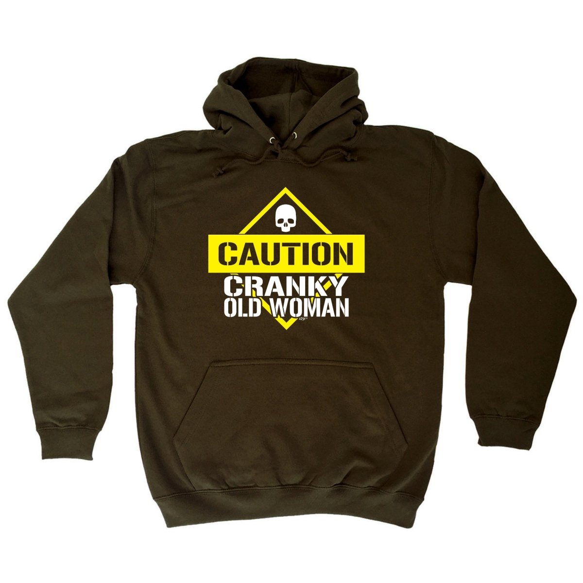 Caution Cranky Old Woman - Funny Novelty Hoodies Hoodie - 123t Australia | Funny T-Shirts Mugs Novelty Gifts