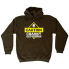 Caution Cranky Old Woman - Funny Novelty Hoodies Hoodie - 123t Australia | Funny T-Shirts Mugs Novelty Gifts