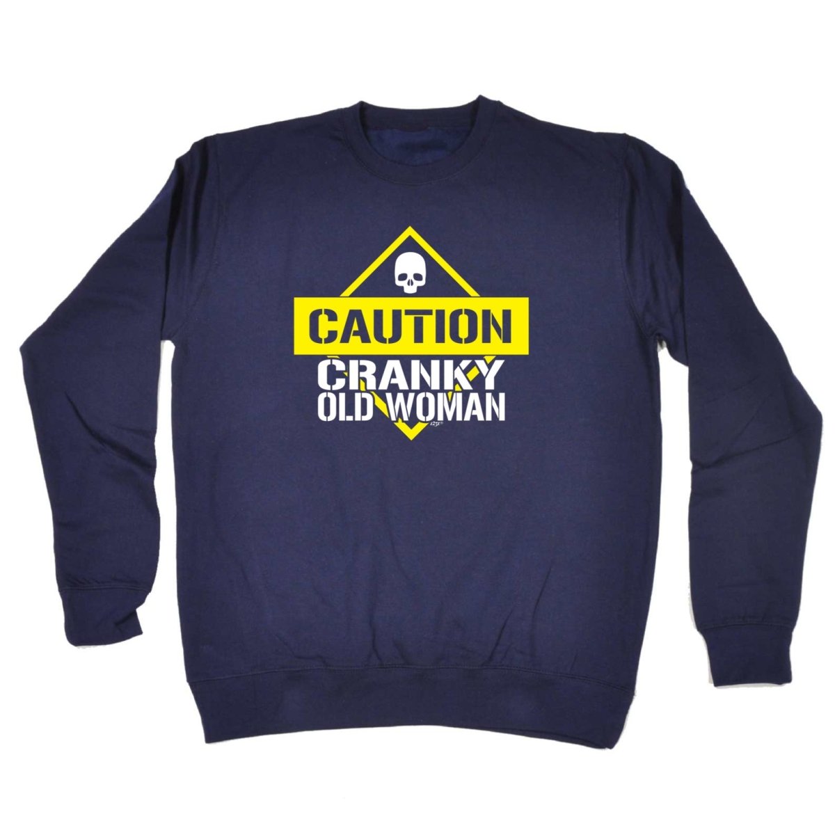 Caution Cranky Old Woman - Funny Novelty Sweatshirt - 123t Australia | Funny T-Shirts Mugs Novelty Gifts