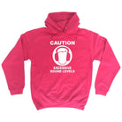 Caution Excessive Sound Levels - Funny Novelty Hoodies Hoodie - 123t Australia | Funny T-Shirts Mugs Novelty Gifts