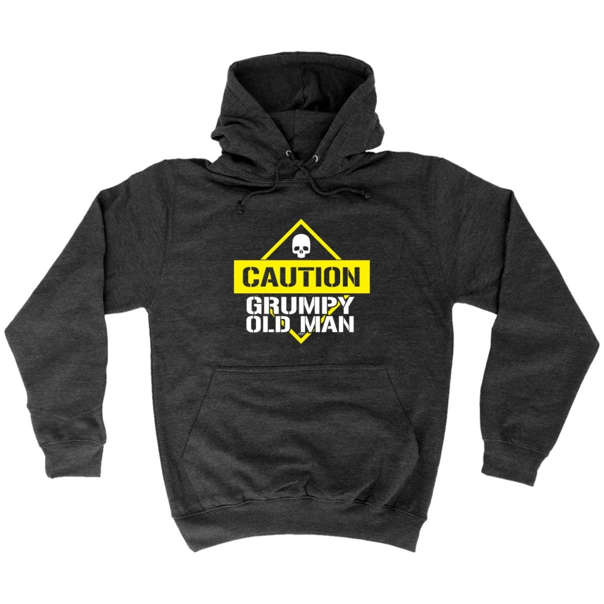 Caution Grumpy Old Man - Funny Novelty Hoodies Hoodie - 123t Australia | Funny T-Shirts Mugs Novelty Gifts