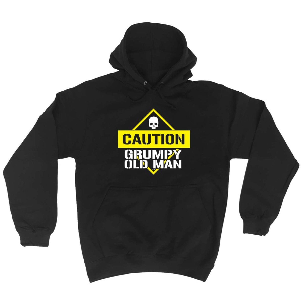 Caution Grumpy Old Man - Funny Novelty Hoodies Hoodie - 123t Australia | Funny T-Shirts Mugs Novelty Gifts