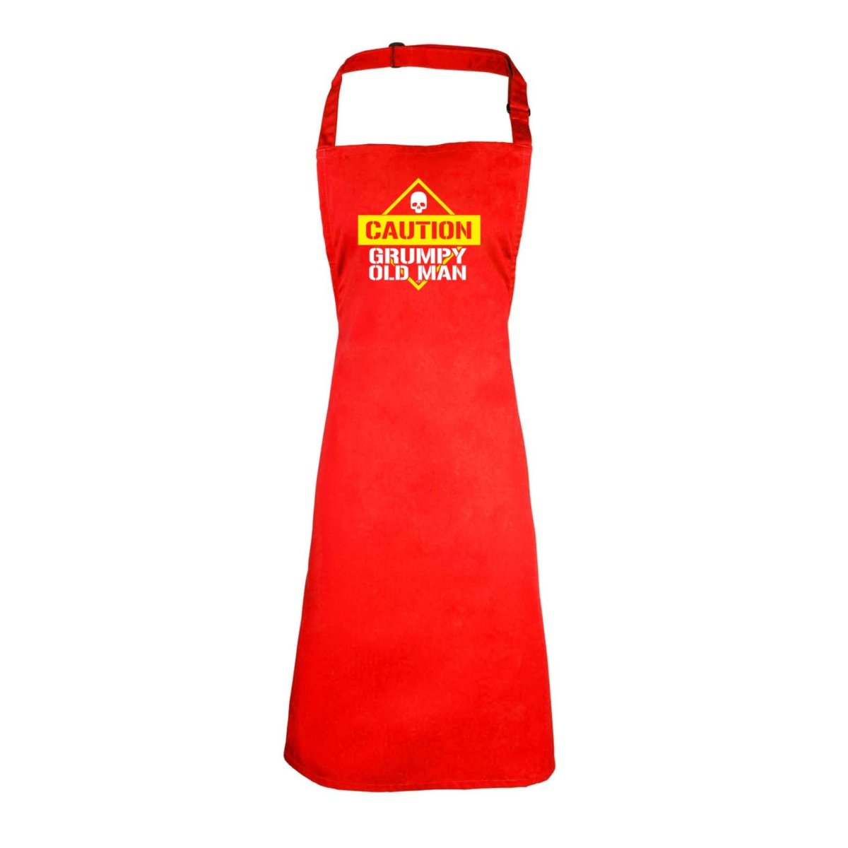 Caution Grumpy Old Man - Funny Novelty Kitchen Adult Apron - 123t Australia | Funny T-Shirts Mugs Novelty Gifts