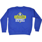 Caution Grumpy Old Man - Funny Novelty Sweatshirt - 123t Australia | Funny T-Shirts Mugs Novelty Gifts