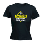 Caution Grumpy Old Man - Funny Novelty Womens T-Shirt T Shirt Tshirt - 123t Australia | Funny T-Shirts Mugs Novelty Gifts