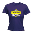 Caution Grumpy Old Man - Funny Novelty Womens T-Shirt T Shirt Tshirt - 123t Australia | Funny T-Shirts Mugs Novelty Gifts