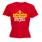 Caution Grumpy Old Man - Funny Novelty Womens T-Shirt T Shirt Tshirt - 123t Australia | Funny T-Shirts Mugs Novelty Gifts