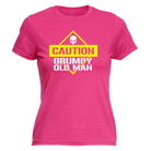 Caution Grumpy Old Man - Funny Novelty Womens T-Shirt T Shirt Tshirt - 123t Australia | Funny T-Shirts Mugs Novelty Gifts