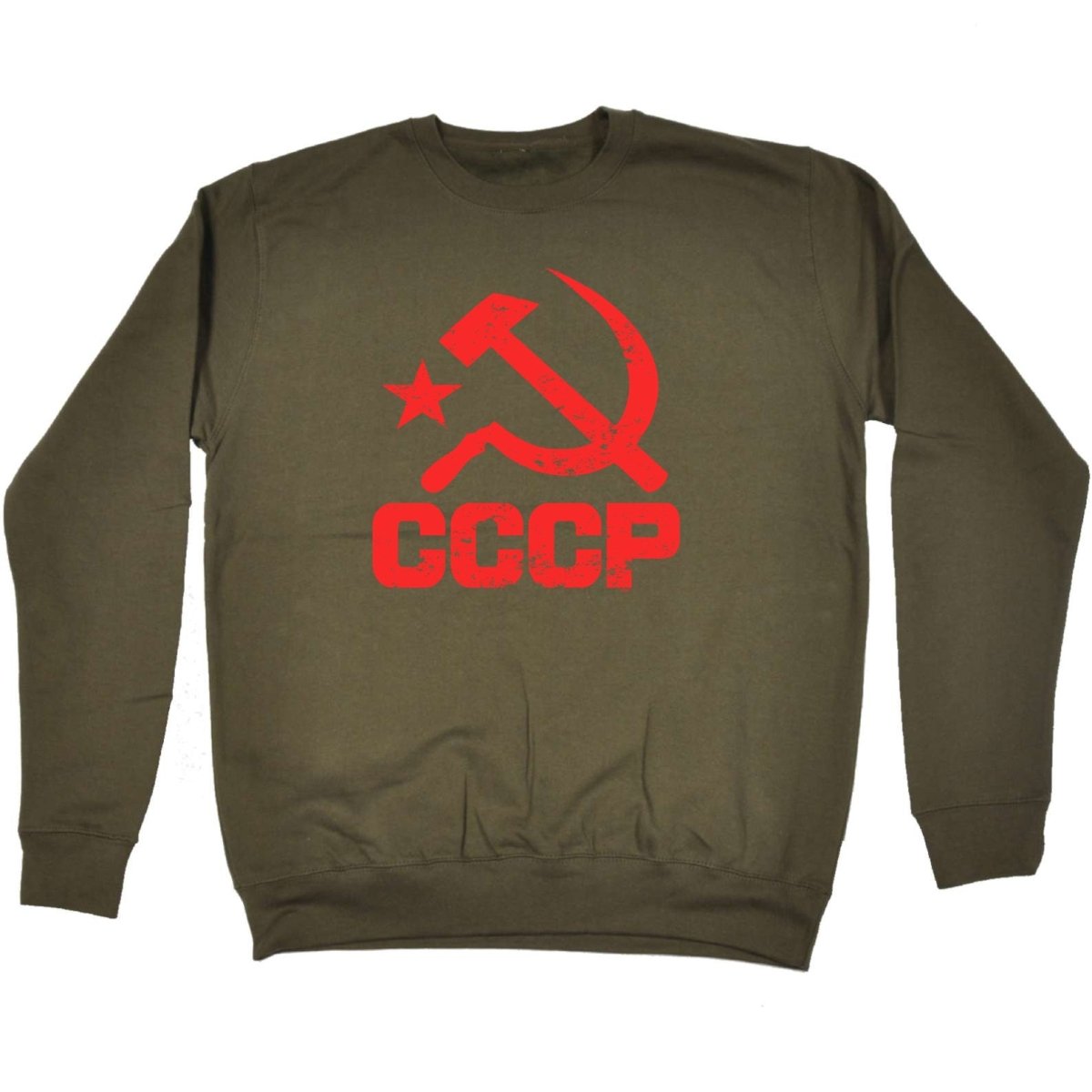 Cccp Red - Funny Novelty Sweatshirt - 123t Australia | Funny T-Shirts Mugs Novelty Gifts