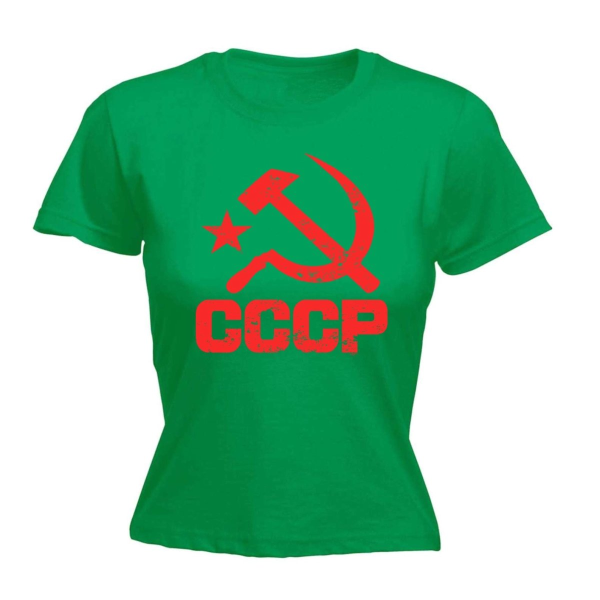 Cccp Red - Funny Novelty Womens T-Shirt T Shirt Tshirt - 123t Australia | Funny T-Shirts Mugs Novelty Gifts