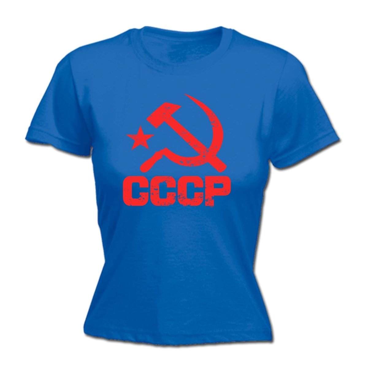 Cccp Red - Funny Novelty Womens T-Shirt T Shirt Tshirt - 123t Australia | Funny T-Shirts Mugs Novelty Gifts