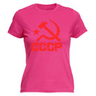 Cccp Red - Funny Novelty Womens T-Shirt T Shirt Tshirt - 123t Australia | Funny T-Shirts Mugs Novelty Gifts