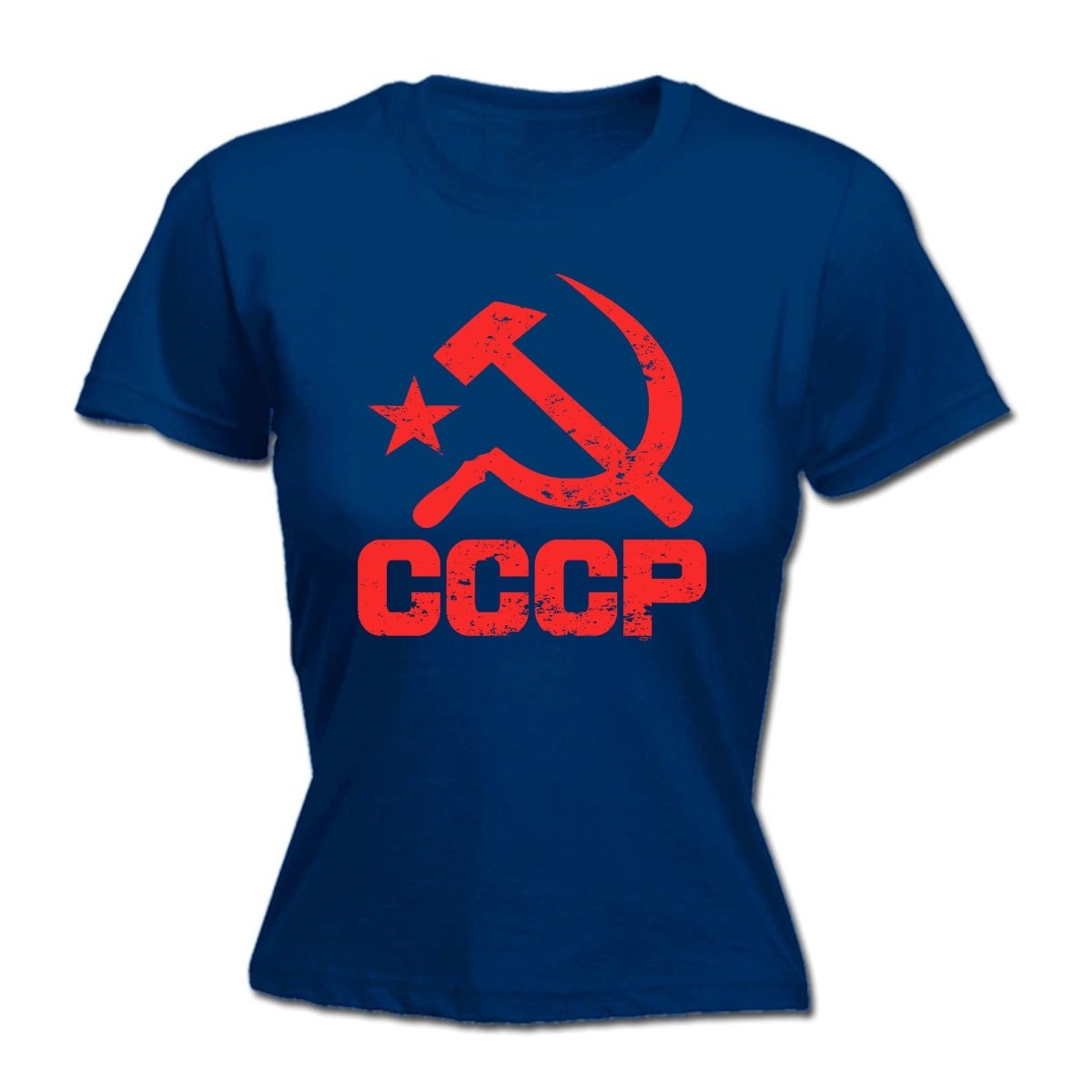 Cccp Red - Funny Novelty Womens T-Shirt T Shirt Tshirt - 123t Australia | Funny T-Shirts Mugs Novelty Gifts