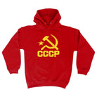 Cccp Yellow - Funny Novelty Hoodies Hoodie - 123t Australia | Funny T-Shirts Mugs Novelty Gifts