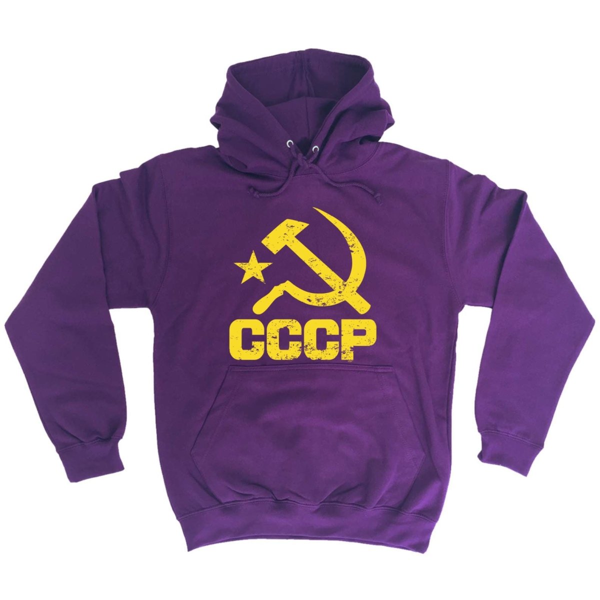 Cccp Yellow - Funny Novelty Hoodies Hoodie - 123t Australia | Funny T-Shirts Mugs Novelty Gifts